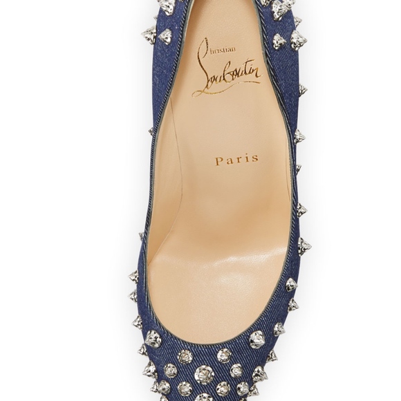 New Authentic CHRISTIAN LOUBOUTIN Aimantaclou Spike Pump - Picture 3 of 8